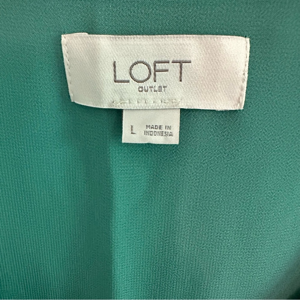 LOFT Teal Women's Camisole Top - Picture 3 of 7
